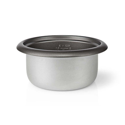 MELISSA Rice Cooker | 1.0 l | 400 W | Non stick coating | Removable bowl | Steamer Basket | Keep-warm function | Auto shut-off