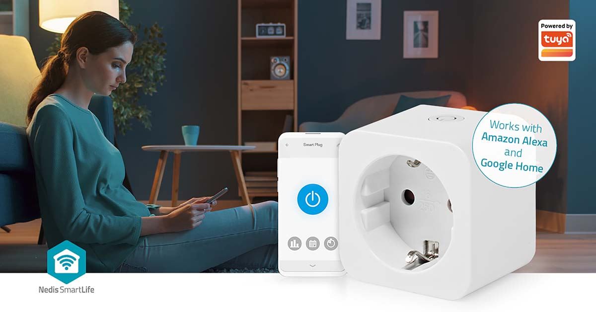 Nedis SmartLife Smart Plug | Wi-Fi | IP21 | Power meter | 3680 W | Type F (CEE 7/3) | 0 - 55 °C | Android™ / IOS | White | 1 pcs