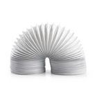 Nedis PVC Air Outlet Hose | 100 mm | 1.50 m | Suitable for: Air Ventilation / Tumble Dryers | White