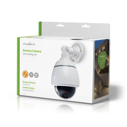 Nedis Dummy Security Camera | Dome | Battery Powered | Indoor | White