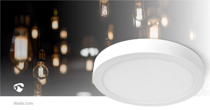 Nedis SmartLife Ceiling Light | Cool White / Warm White | Round | Diameter: 300 mm | 1200 lm | 2700 - 6500 K | IP20 | Energy class: G | Android™ / IOS