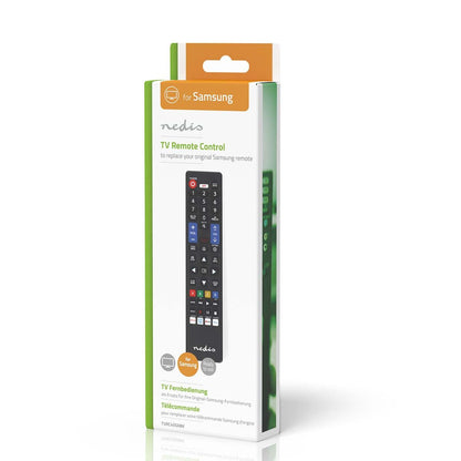 Nedis Replacement Remote Control | Suitable for: Samsung | Preprogrammed | 1 Device | Amazon Prime / Disney + Button / Netflix Button / Smart home Button / Youtube Button | Infrared | Black