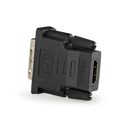 Nedis HDMI™ Adapter | HDMI™ Output | DVI-D 24+1-Pin Male | Gold Plated | Straight | PVC | Anthracite | 1 pcs | Window Box