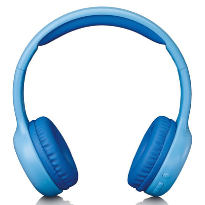 Lenco HPB-110BU | Kids Bluetooth® headphone 85dB  | with stickers | Blue