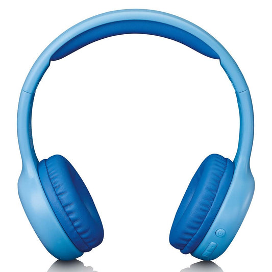Lenco HPB-110BU | Kids Bluetooth® headphone 85dB  | with stickers | Blue