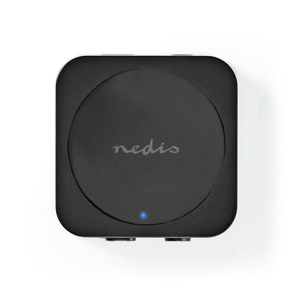 Nedis Bluetooth® Transmitter Receiver | Connection input: 1x AUX | Connection output: 1x AUX | SBC | Up to 1 Device | Maximum battery play time: 6 hrs | Black