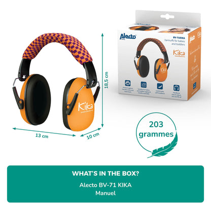 Alecto BV-71 KIKA | Earmuff Noise Suppressors | Sensory Overload Protection | for Toddlers Blue