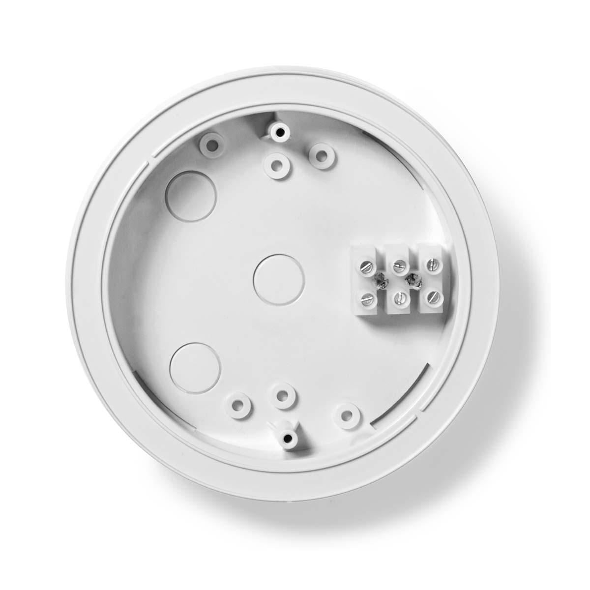 Nedis Detector Mount | Diameter: 128 mm | Screw and Plug | White