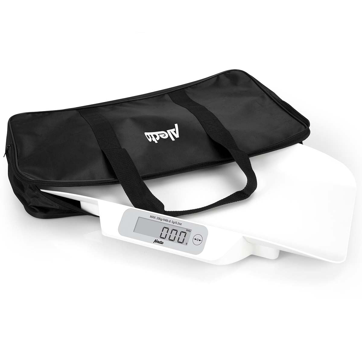 Alecto BC-30 | Digital Baby Weighing Scales, Personal Scale - Up to 20 kg with Carry Case
