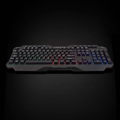 Nedis Wired Gaming Keyboard | USB Type-A | Membrane Keys | LED | QWERTY | ND Layout | USB Powered | Power cable length: 1.30 m | Multimedia