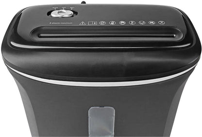 Nedis Paper Shredder | Cross Cut | 6x A4 pages | 12 l | Safety standard: DIN 4 | 300 W | Black