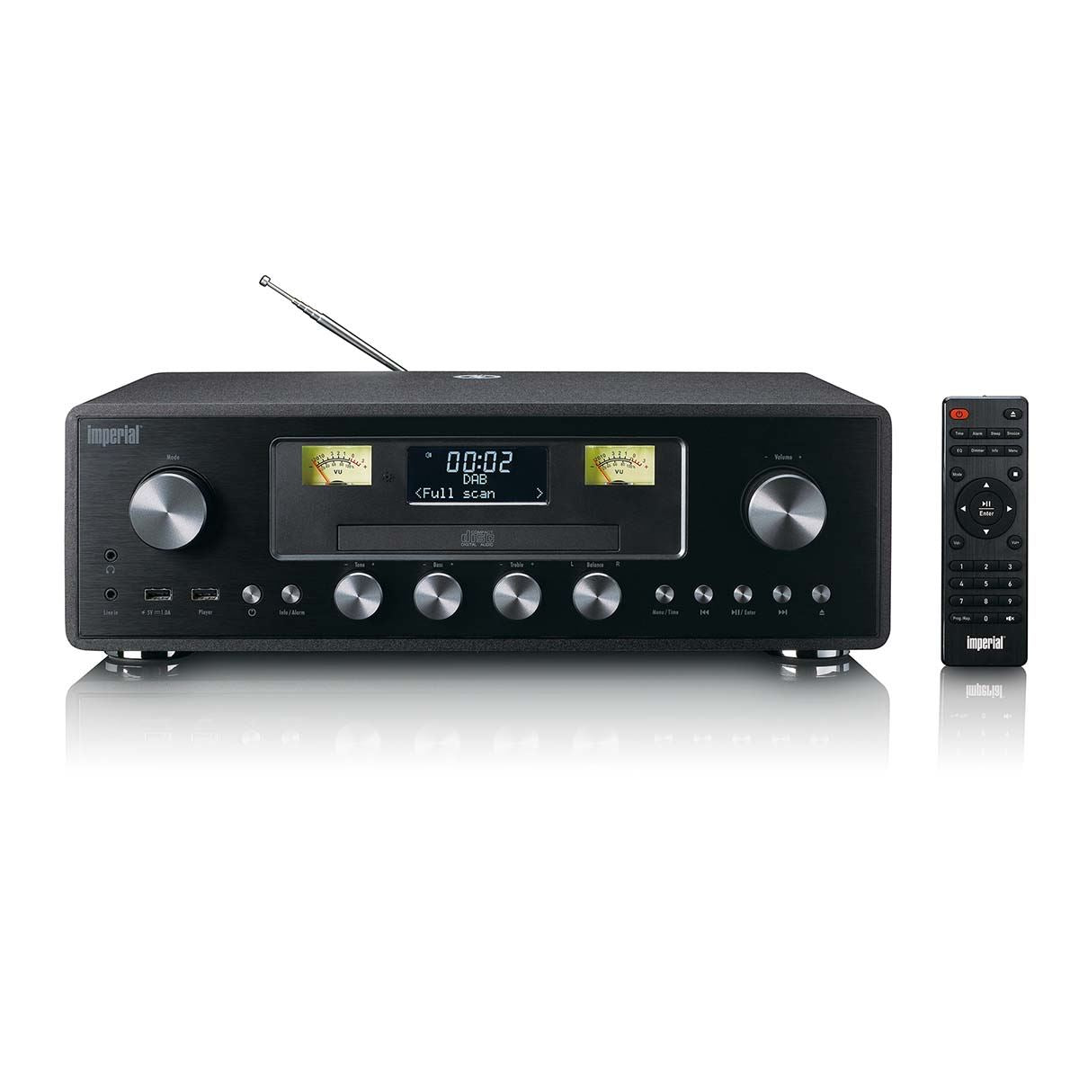 Imperial 280CDBK DAB+/FM Radio with CD Player, USB, Bluetooth and ASA function