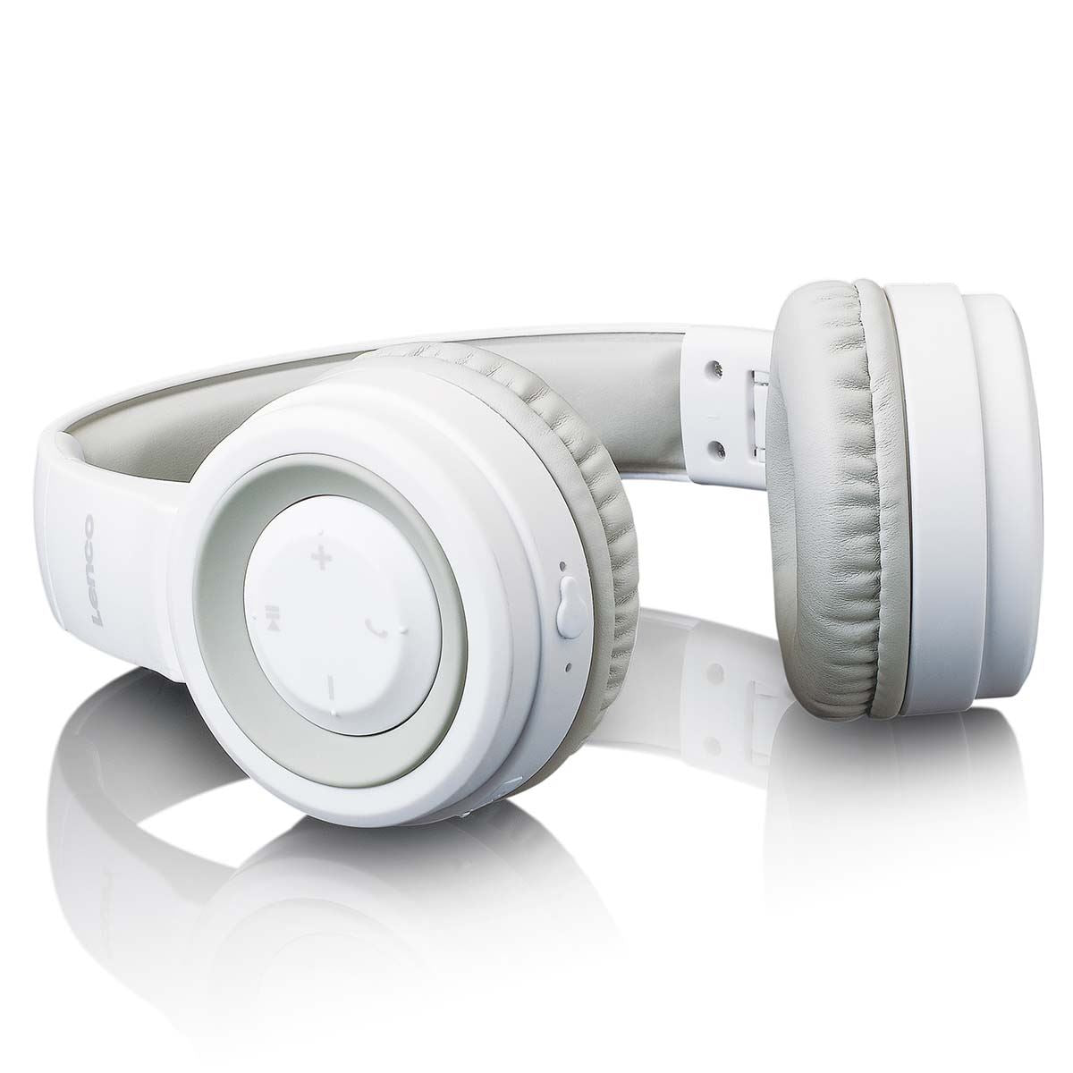 Lenco HPB-330WH | Bluetooth® Headphones | IPX Splashproof | White