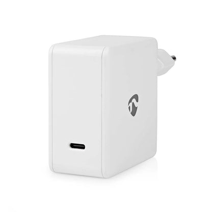 Nedis Wall Charger | 100 W | GaN | Quick charge feature | 3.0 / 5.0 A | Number of outputs: 1 | USB-C™ | Automatic Voltage Selection | White
