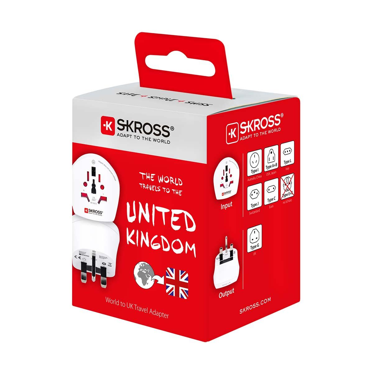 Skross SKross | Travel Adapter World-to-UK Earthed