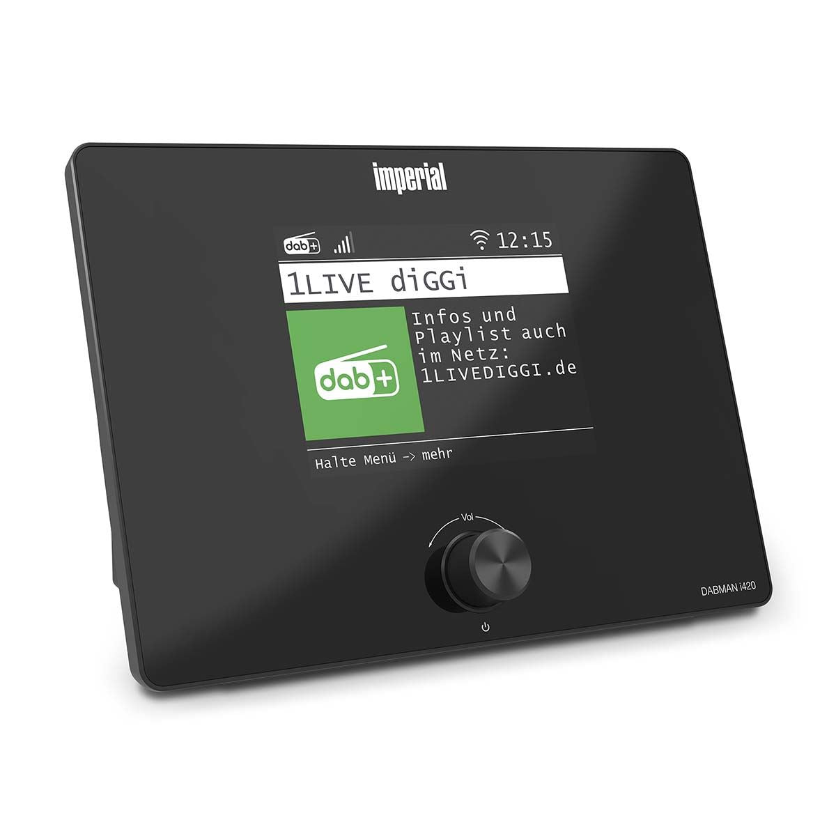 Imperial DABMANI420BK | Compact Hybrid Radio (Internet, DAB+, FM Hi-Fi tuner) with Bluetooth®