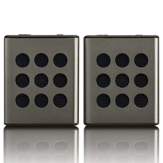 Lenco BTP-200BK | Bluetooth® Stereo Speaker Set | 8 Hours Playtime | Grey
