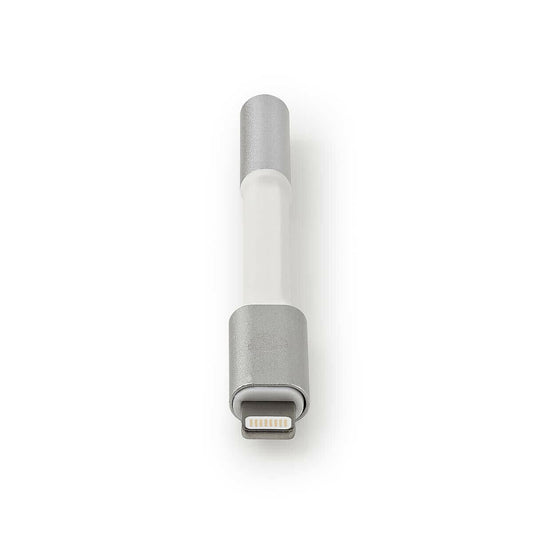 Nedis Lightning Adapter | Apple Lightning 8-Pin | 3.5 mm Female | Gold Plated | 0.15 m | Round | Aluminium