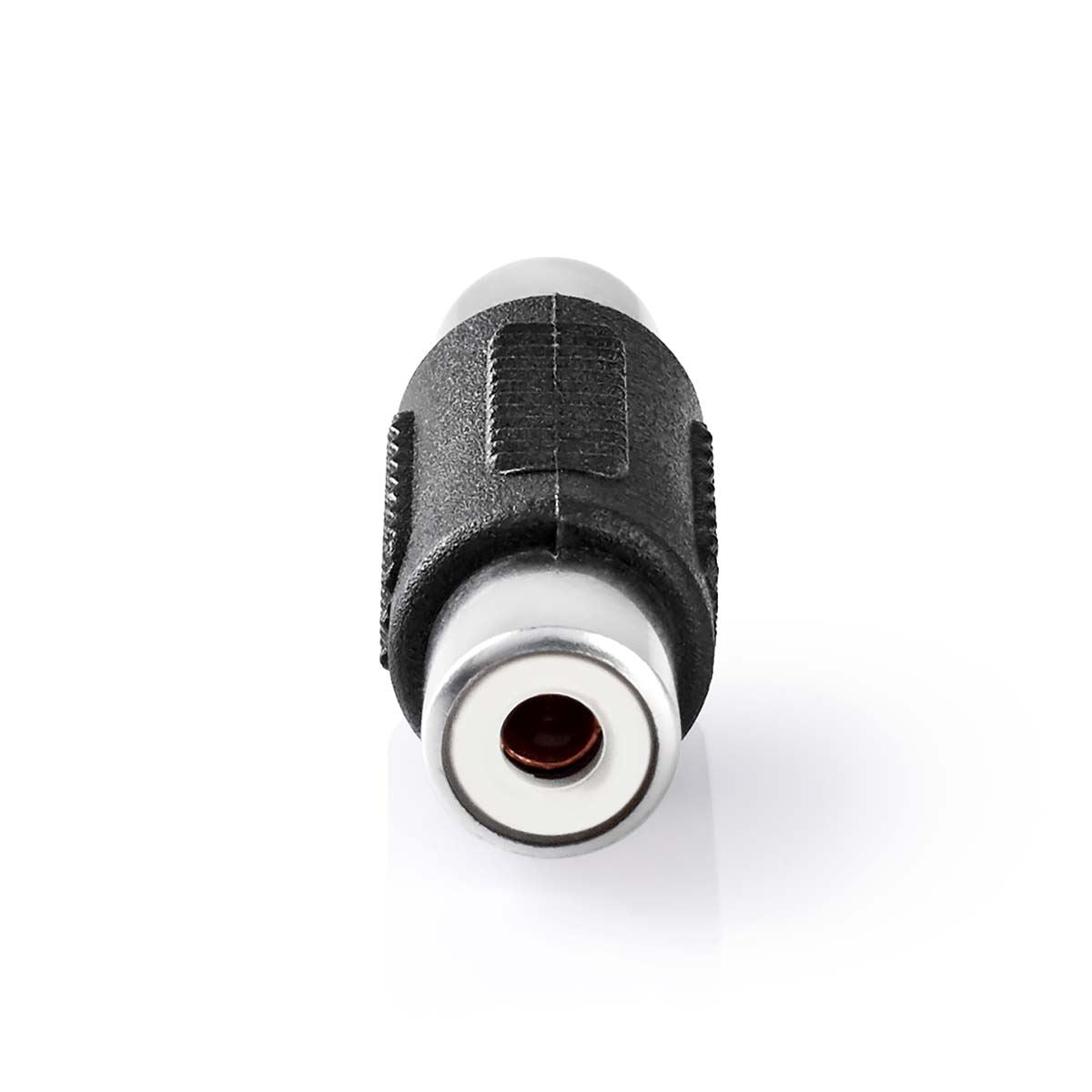 Nedis CAGB24950BK | Mono Audio Adapter | RCA Female | RCA Female | Nickel Plated | Straight | ABS | Black | 1 pcs | Box