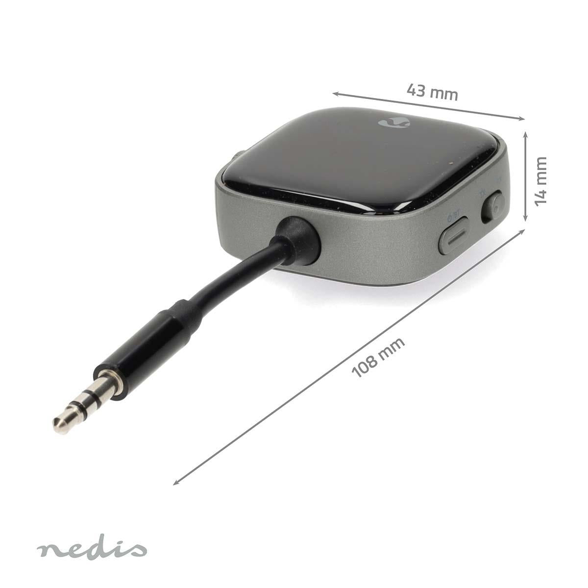 Nedis USB Micro-B Adapter | USB 2.0 | Mini 5-Pin Male | USB-A Female | 480 Mbps | OTG | 0.20 m | Flat | Nickel Plated | PVC | Black | Polybag