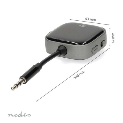 Nedis USB Micro-B Adapter | USB 2.0 | Mini 5-Pin Male | USB-A Female | 480 Mbps | OTG | 0.20 m | Flat | Nickel Plated | PVC | Black | Polybag