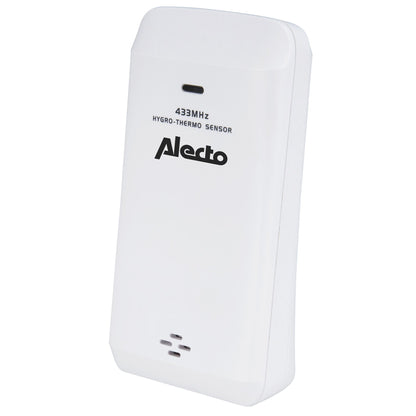 Alecto WS-2500 Large LCD Digital Alarm Clock with Weather Station | Outdoor Sensor