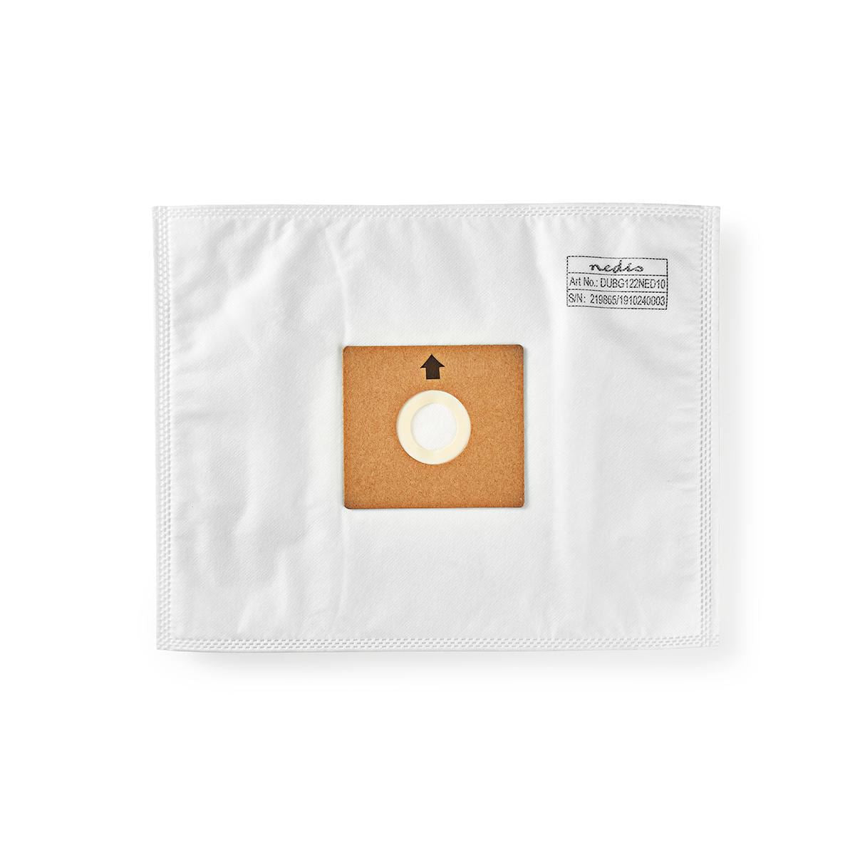 Nedis DUBG122NED10 | Vacuum Cleaner Bag | 10 pcs | Synthetic | Most sold for: Nedis DUBG122NED10 |® VCBG500 / VCBG550-Series | White
