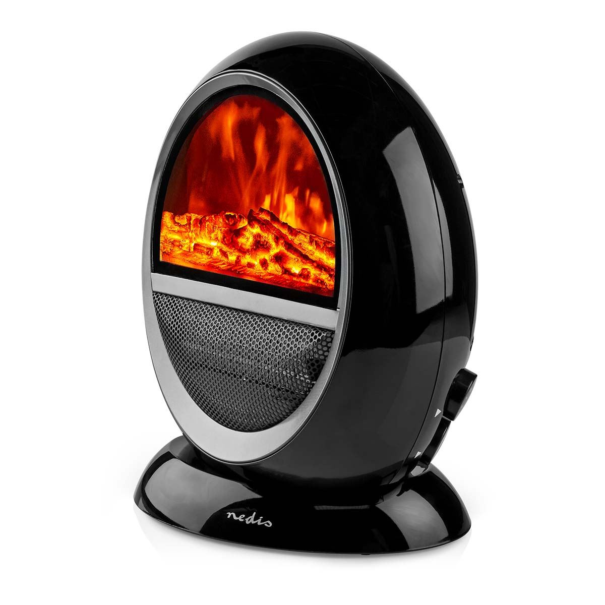 Nedis Ceramic PTC Fan Heater | 1000 / 1500 W | 2 Heat Modes | Adjustable thermostat | Rotates automatically | Overheating protection | Fall over protection