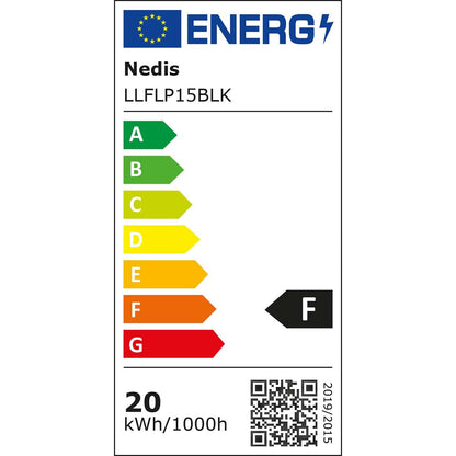 Nedis LED Floodlight | 4000 K | Rated luminous flux: 1620 lm | IP44 | 1.00 m | Energy class: F | 220 - 240 V AC 50/60 Hz | 20 W