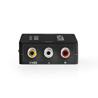 Nedis HDMI™ Converter | 3x RCA Female | HDMI™ Output | 1-way | 1080p | 1.65 Gbps | ABS | Anthracite