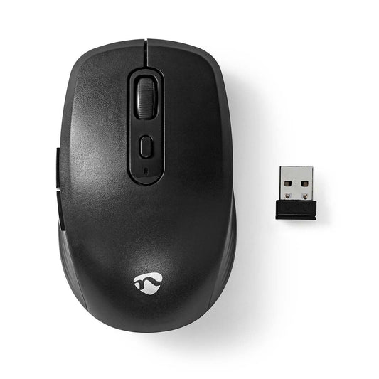 Nedis Mouse | Wireless | 800 / 1200 / 1600 dpi | Adjustable DPI | Number of buttons: 6 | Right-Handed