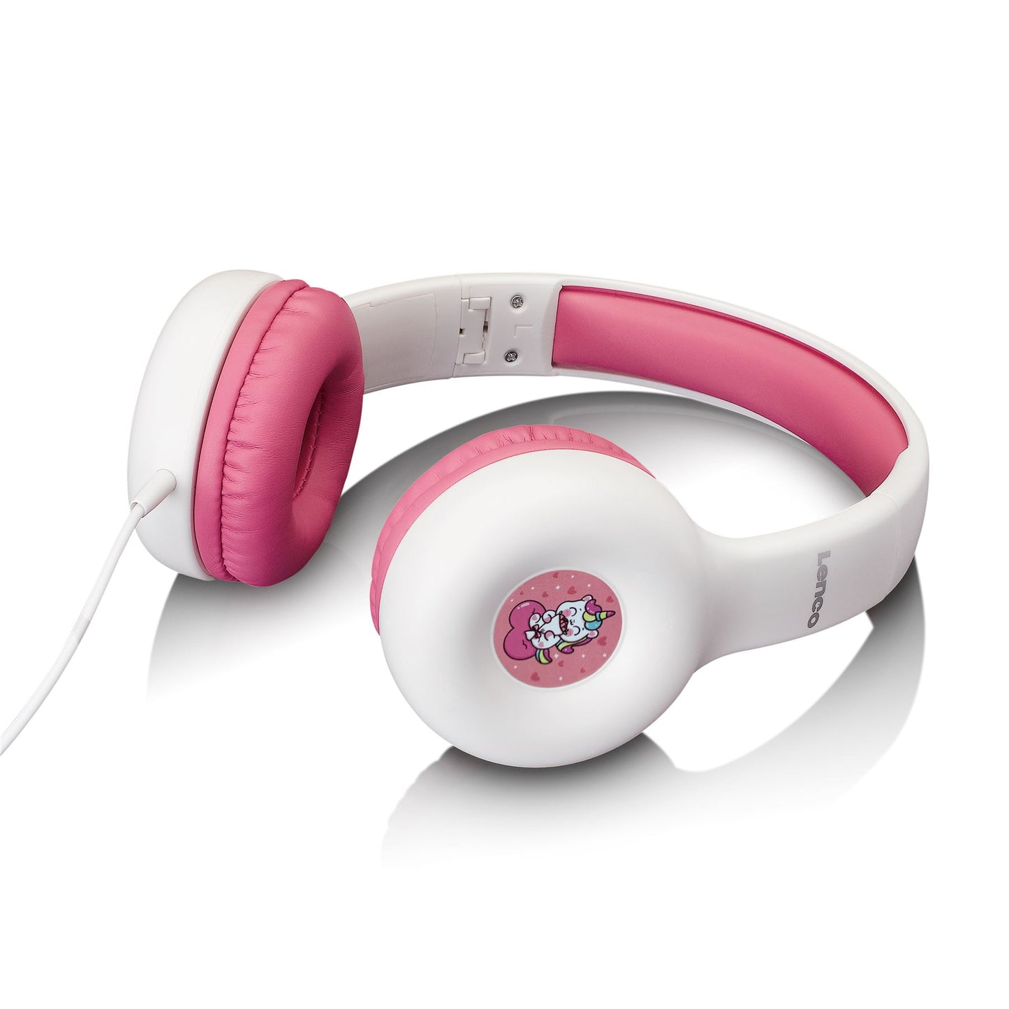Lenco HP-010PK | Kids Headphone 85dB | with stickers | Pink