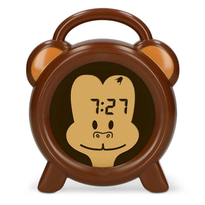 Alecto BC-100 MONKEY | Sleep Trainer & Night Lamp Light / Alarm Clock | Monkey