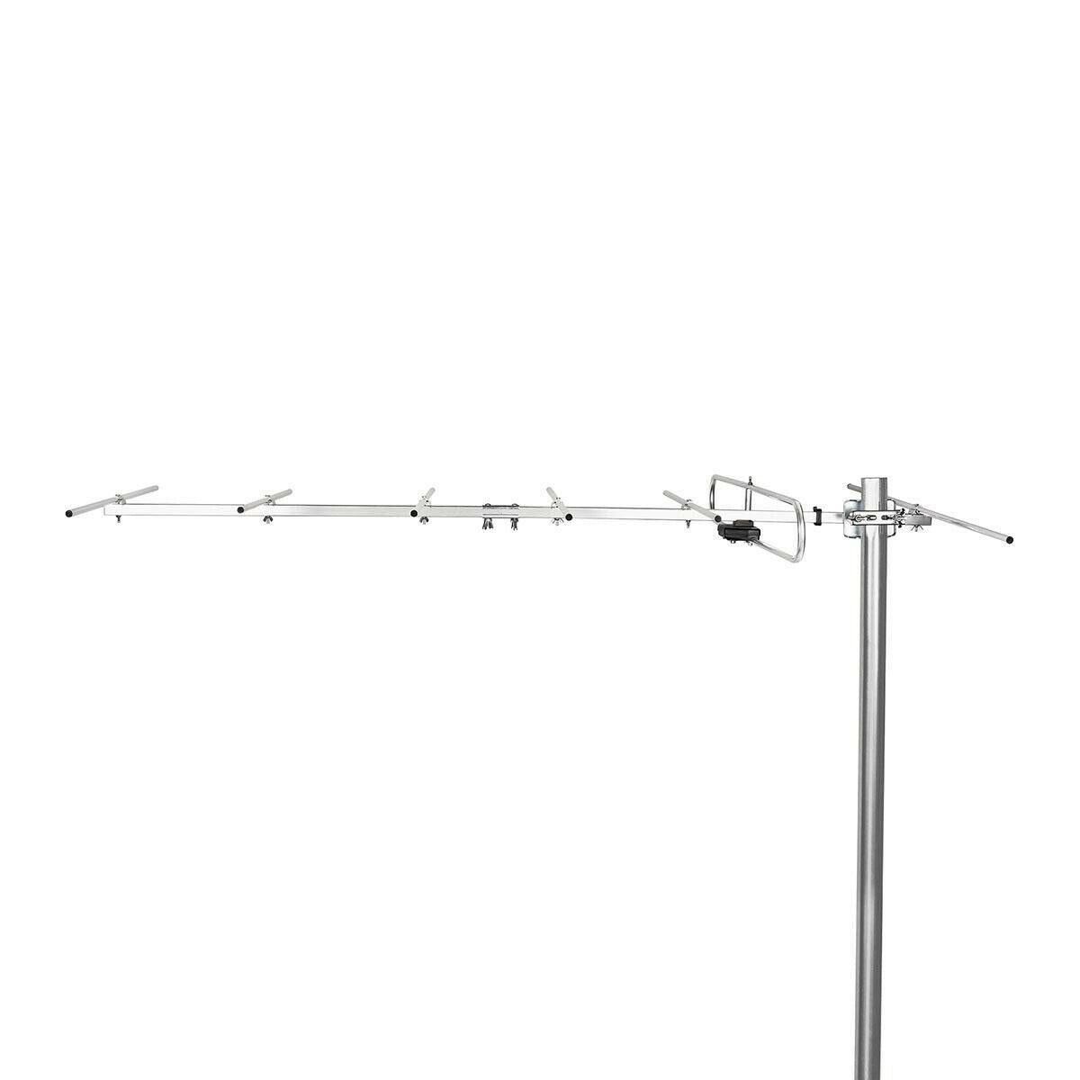 Nedis Outdoor Antenna | VHF | Reception range: ≥50 km | Gain: 13 dB | 75 Ohm | Antenna length: 1348 mm | Aluminium