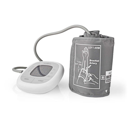 Nedis Blood Pressure Monitor | Arm | Backlight LCD Display | 22 - 42 cm | Memory slots: 60 | White