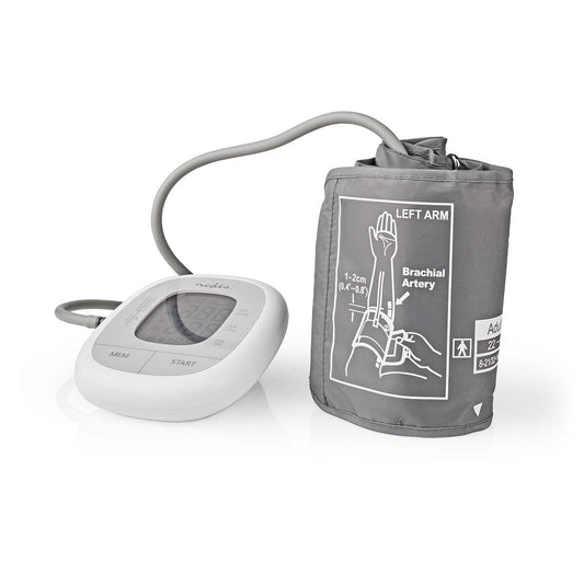 Nedis Blood Pressure Monitor | Arm | Backlight LCD Display | 22 - 42 cm | Memory slots: 60 | White