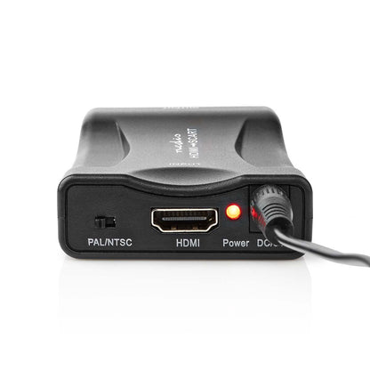 Nedis HDMI™ Converter | HDMI™ Input | SCART Female | 1-way | 1080p | 1.2 Gbps | ABS | Black