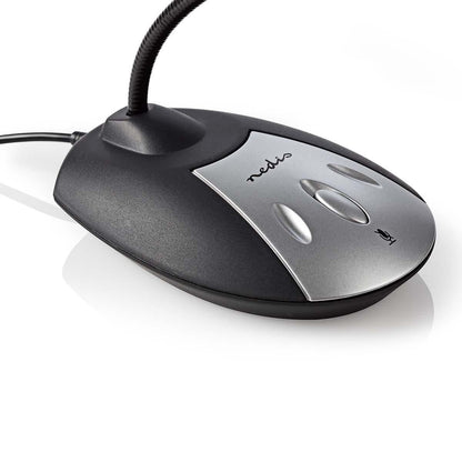 Nedis Microphone | Used for: Desktop / Notebook | Wired | USB-A Male | On/Off switch | Headphone output | CS33700