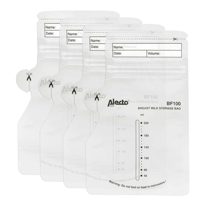 Alecto BF-100 | Breast Milk Storage Bags 220 ml | 100 pieces