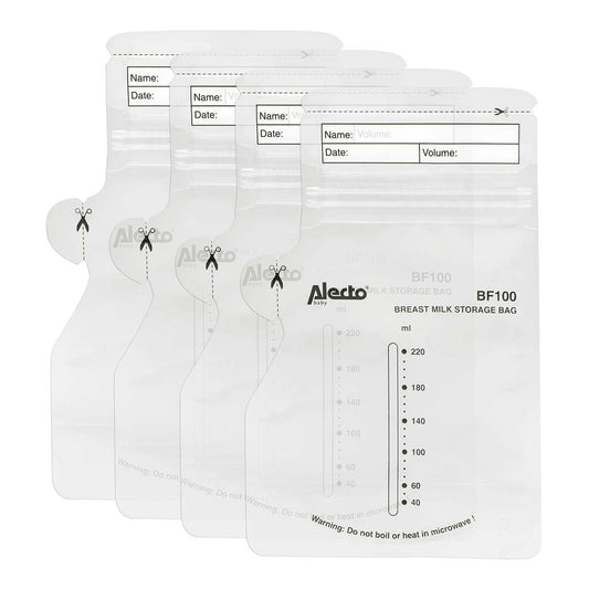 Alecto BF-100 | Breast Milk Storage Bags 220 ml | 100 pieces