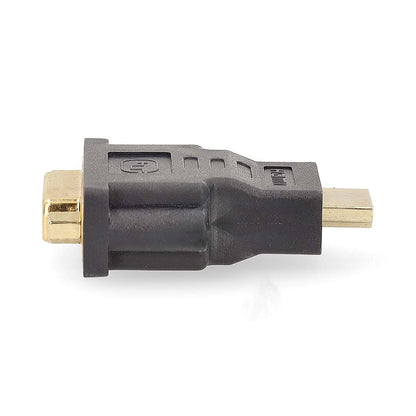 Nedis HDMI™ Adapter | HDMI™ Connector | DVI-D 24+1-Pin Female | Gold Plated | Straight | ABS | Anthracite | 1 pcs | Box