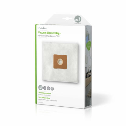 Nedis Vacuum Cleaner Bag | 4 pcs | Synthetic | Most sold for: Daewoo SB90 | White