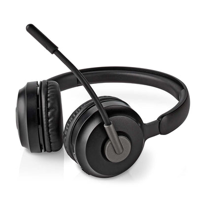 Nedis PC Headset | On-Ear | Stereo | Bluetooth | Fold-Away Microphone | Black