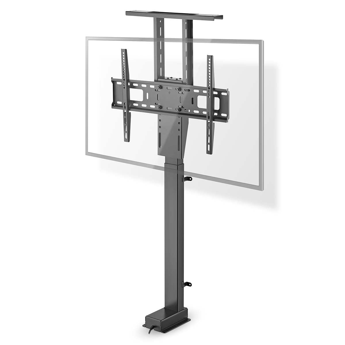 Nedis Motorised TV Stand | 37 - 80 " | Maximum supported screen weight: 60 kg | Built-in Cabinet Design | Lift range: 79 - 184 cm | Remote controlled | ABS / Steel | Black