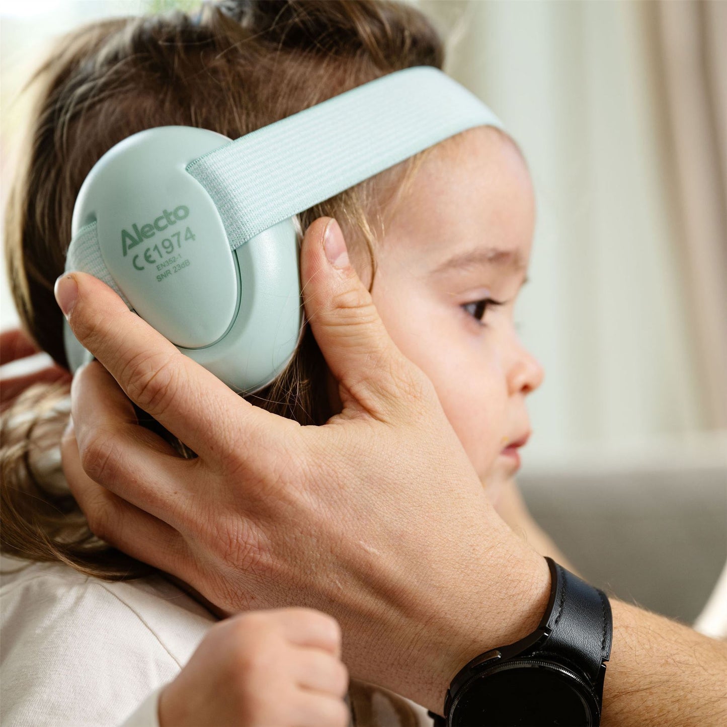 Alecto BV74 | Earmuff Noise Suppressors | Sensory Overload Protection | for Babies / Toddlers Green
