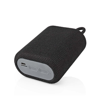 Nedis Bluetooth® Speaker | Maximum battery play time: 7 hrs | Handheld Design | 7 W | Mono | Built-in microphone | Linkable | Black