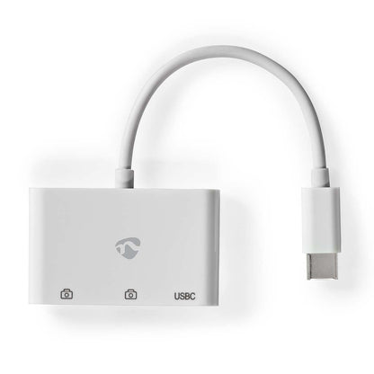 Nedis USB Hub | 1x USB-C™ | 1x USB-C™ / 2x USB 2.0 A Female | 3 port(s) | USB Powered