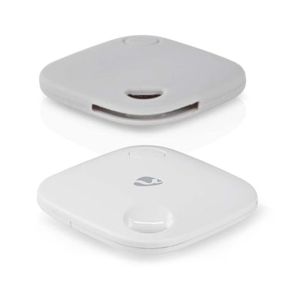Nedis Key Finder | Compatible with: Apple Find My App | Battery Powered | 1x CR2032 | Batteries included | Bluetooth® version: 5.1 | Battery life up to: 1 year | White | 1 pcs