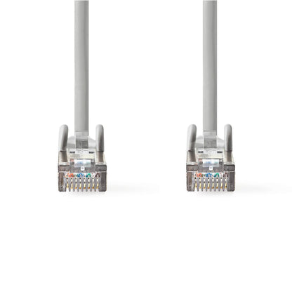 Nedis CAT6a Network Cable | SF/UTP | RJ45 Male | RJ45 Male | 7.50 m | Round | PVC | Grey | Tag
