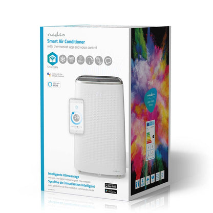 Nedis SmartLife 3-in-1 Air Conditioner | Wi-Fi | 14000 BTU | 120 m³ | Dehumidification | Android™ / IOS | Energy class: A | 3-Speed | 65 dB | White